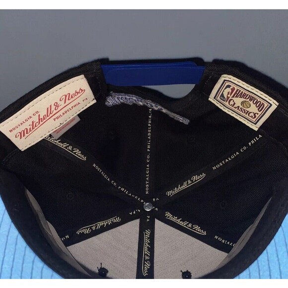 Mitchell Ness Golden State Warriors Adjustable SnapBack Black Hardwood Classics - Picture 5 of 6